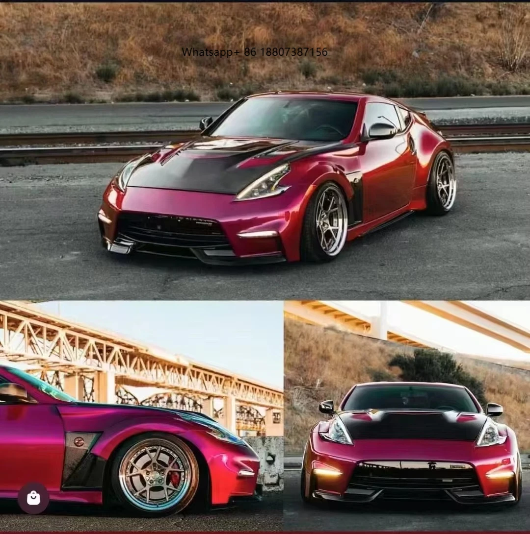 

MRD 370Z Bonnet Hood MBJ Style Hood Fits forNissan 370Z Z34 Carbon Fiber 370Z Engine Cover Perfect Fitment