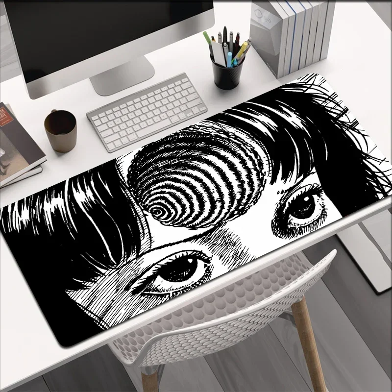 Mousepad Xxl Junji Ito Tomie Kawakami Anime Mouse Pad Gamer Deskmat Computer Accessories Desk Mat Game Mats Gaming Mause Office