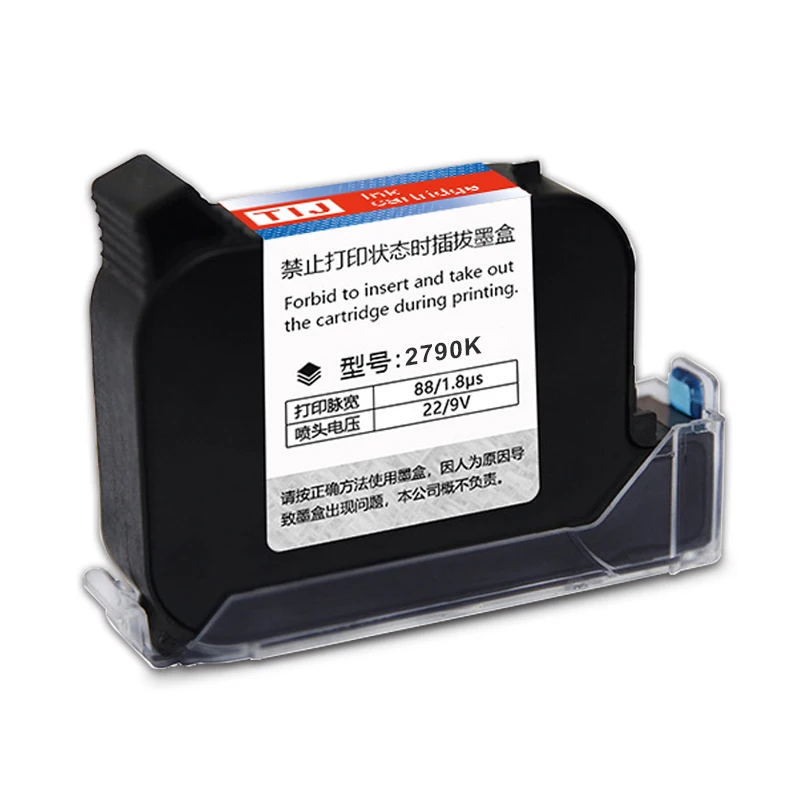 

2790k Industrial Quick-dry Ink Cartridges Nozzle Non-Blocking Imported Oil Compatible 1.27mm Printer Ink Cartridge for Printer