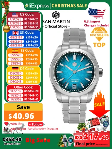 San Martin 36mm 39mm 42mm SN0144 JianZhan Gada reloj Miyota 9015 diseño Original vestido chino hombres relojes mecánicos automáticos
