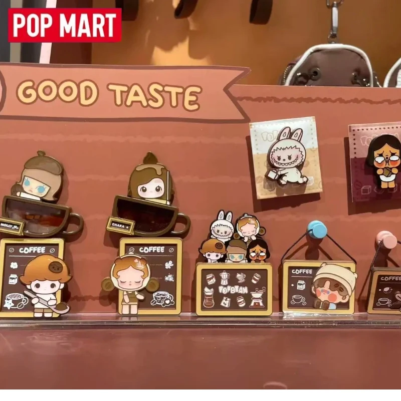 POPMART Bubble Mengli Coffee Factory Series наклейка на холодильник слепая коробка Guess Bag Mystery Box игрушки кукла милая аниме-фигурка
