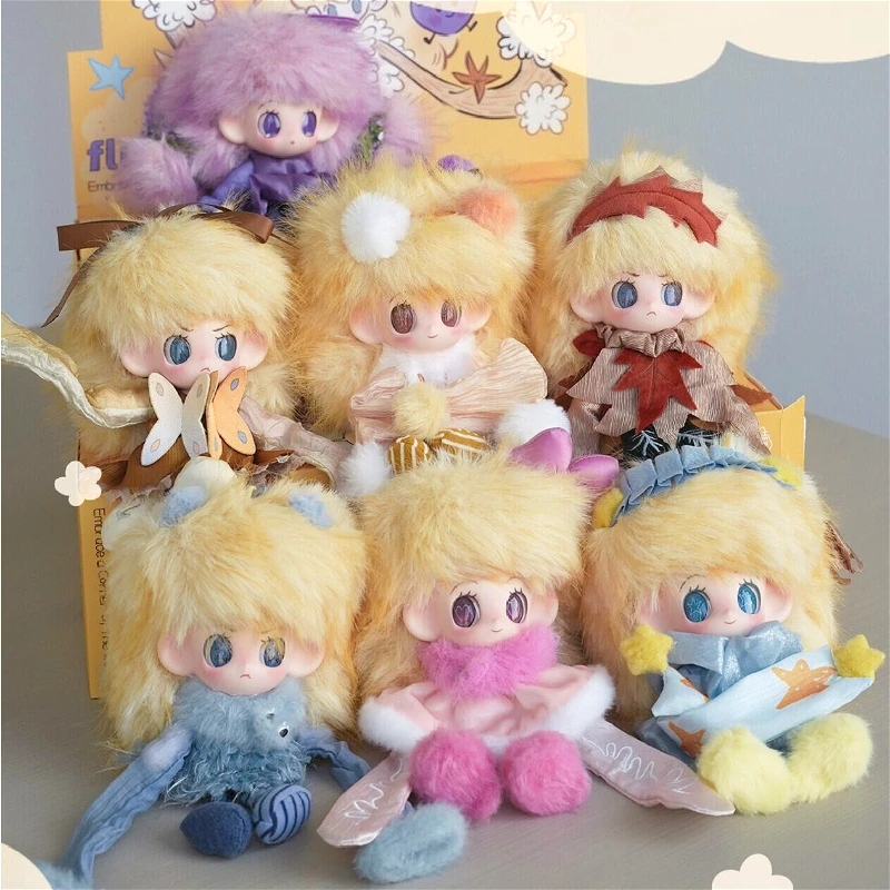 Fluffy Lili Embrace A Corner of The World Series Blind Box Cute Anime Figure Mystery Bo Bag Pendant Collect Surprise Toys Gift