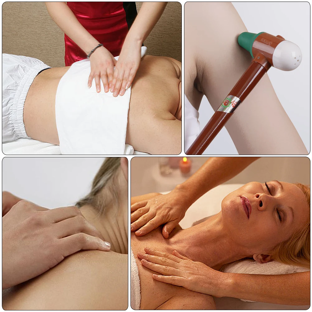 

Massage Hammer Wood Back Relax Stick Ergonomic Design Health Care Body Tool Wooden Reflexology Chuibei Massager