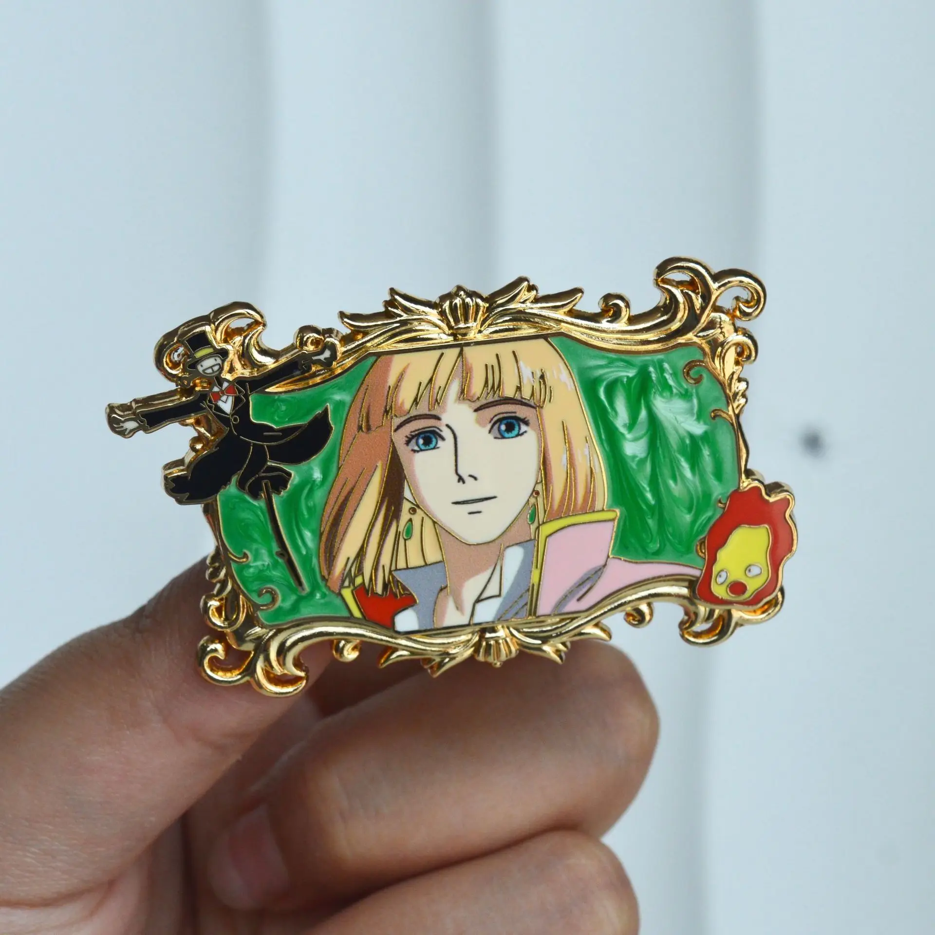 Bros Penyihir Film Anime Jepang untuk Pakaian Pin Kerah untuk Ransel Wanita Pin Enamel Lencana Logam Mainan Aksesori Perhiasan