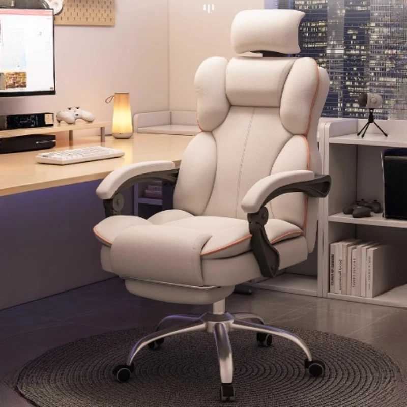 Recliner Support Office Chair Computer Rotating Kawaii Gamer Ergonomic Chair Chaise Gaming Playseat Bureau Office Furniture