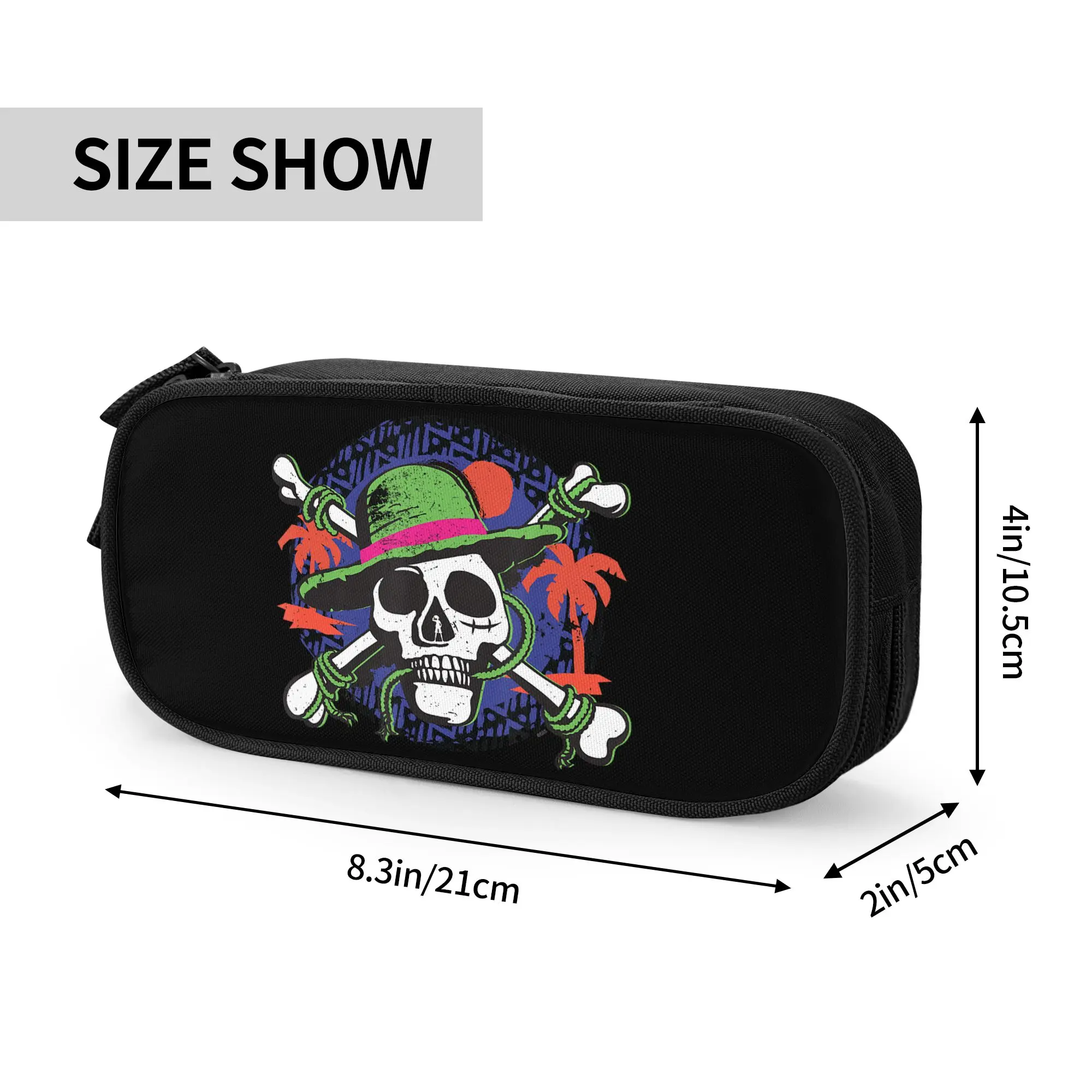 Large Capacity Bags for Child Cartoon One Piece Straw Hat Pirates Officially Licensed  Handheld Study Bag for Boys Gilrs Kids