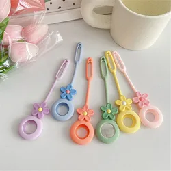 For AirTags Case Soft Silicon Cute Cartoon Fruit Anti-lost Lanyard Design Protection Case For Apple AirTag Locator Tracker Cover
