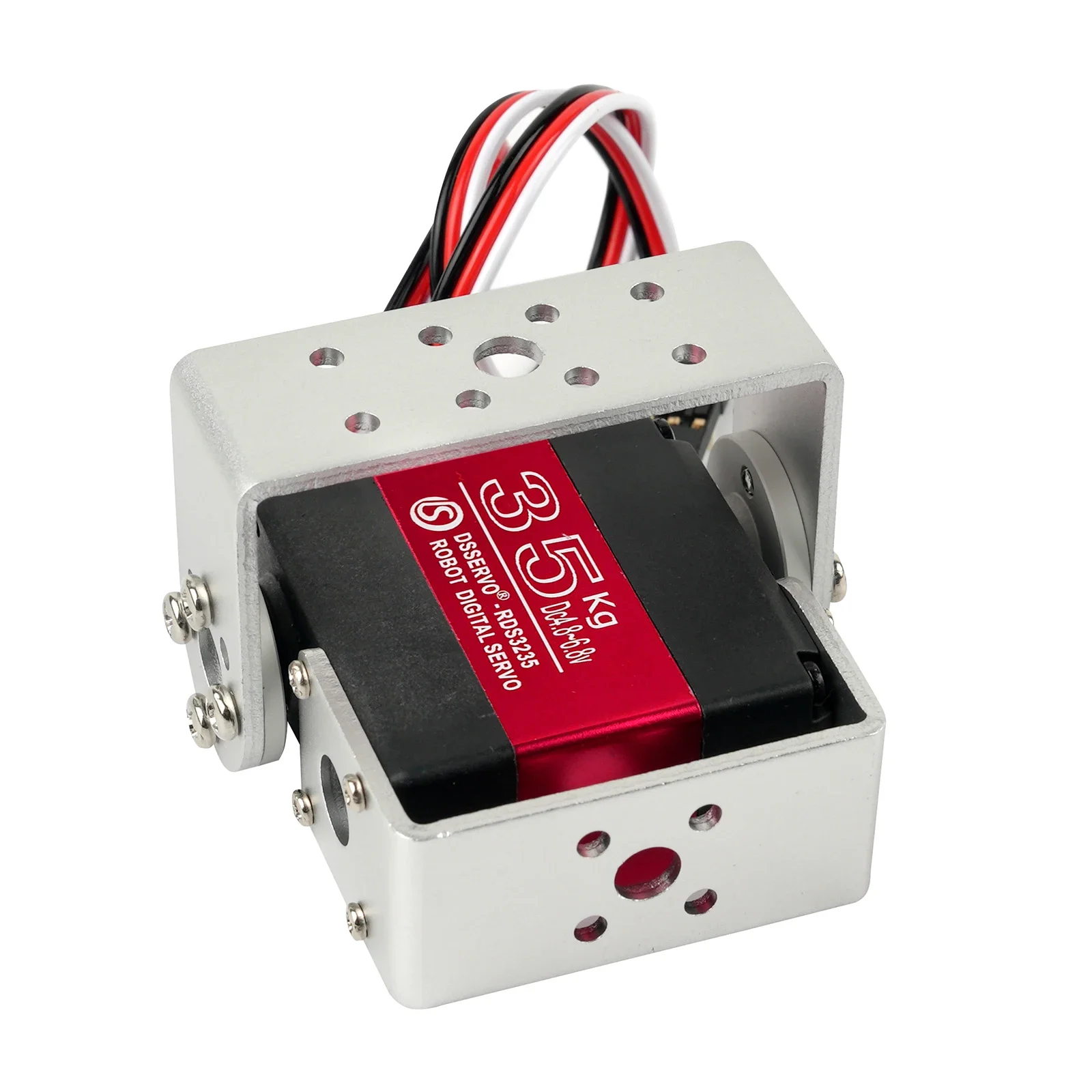 Serwo cyfrowe o wysokim momencie obrotowym 35KG, dwuosiowe, z metalowymi przekładniami, szybkie, 180/270 stopni, serwomotor do robotów i samochodów RC.