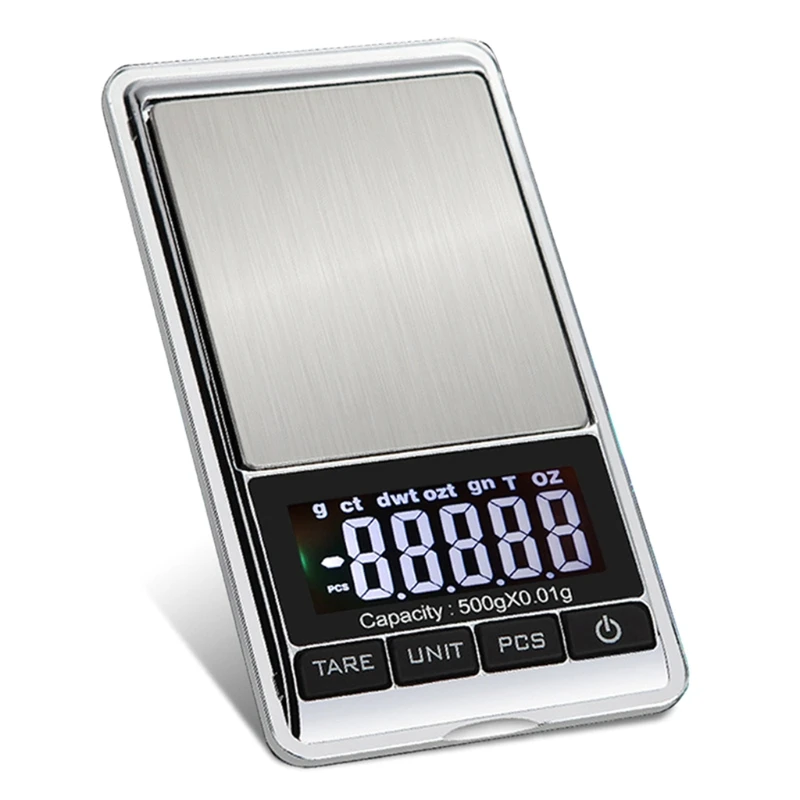 Jewelry Scale High Precision Portable Multifunction Lab Re-load Powder Gold Scale for w/ Calibration Weights 500g Drop Shipping