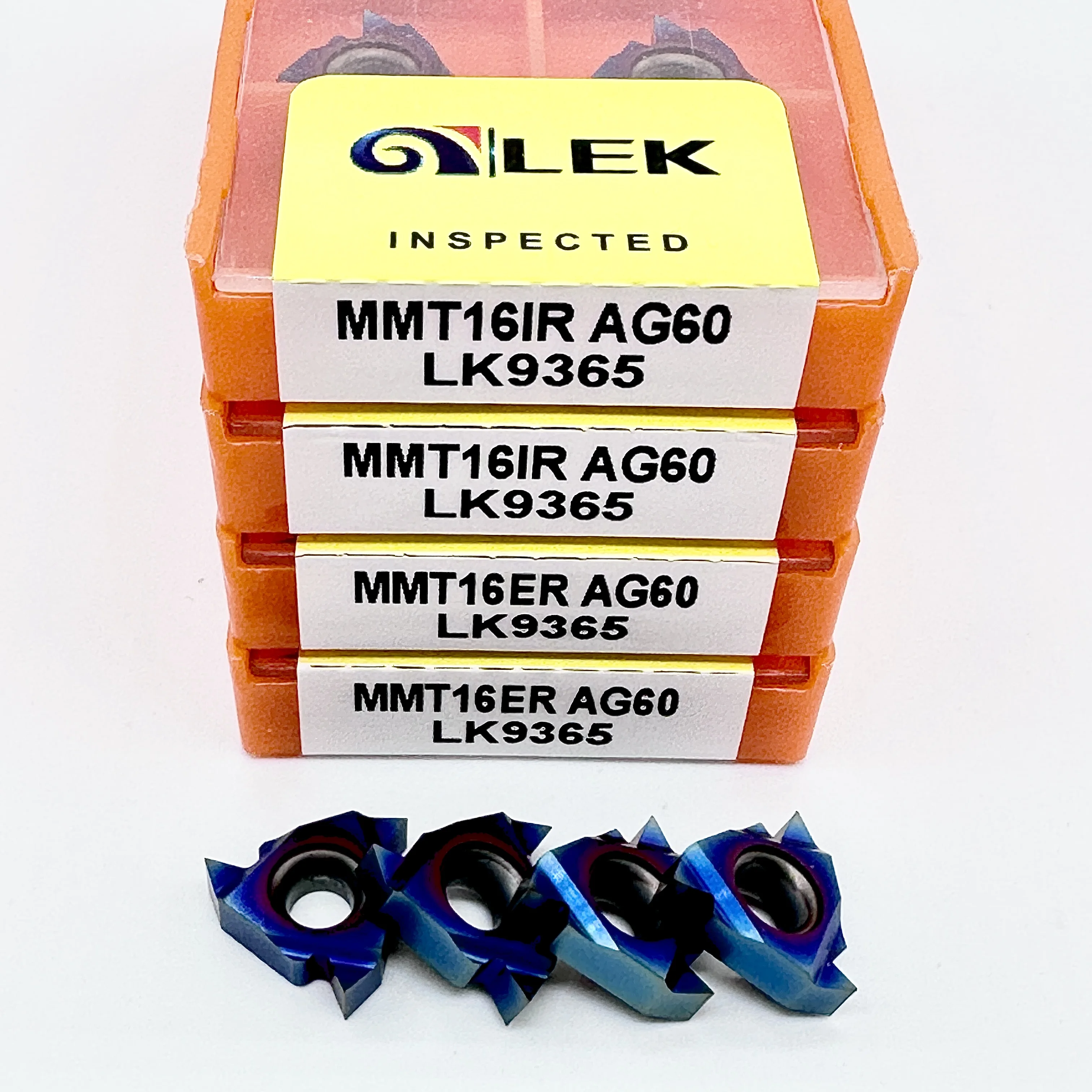 

MMT11ER 16ER 22ER AG60 LK9365 Thread Turning Tool Carbide Insert Steel Processing CNC Lathe Tool Cutting Stainless Insert