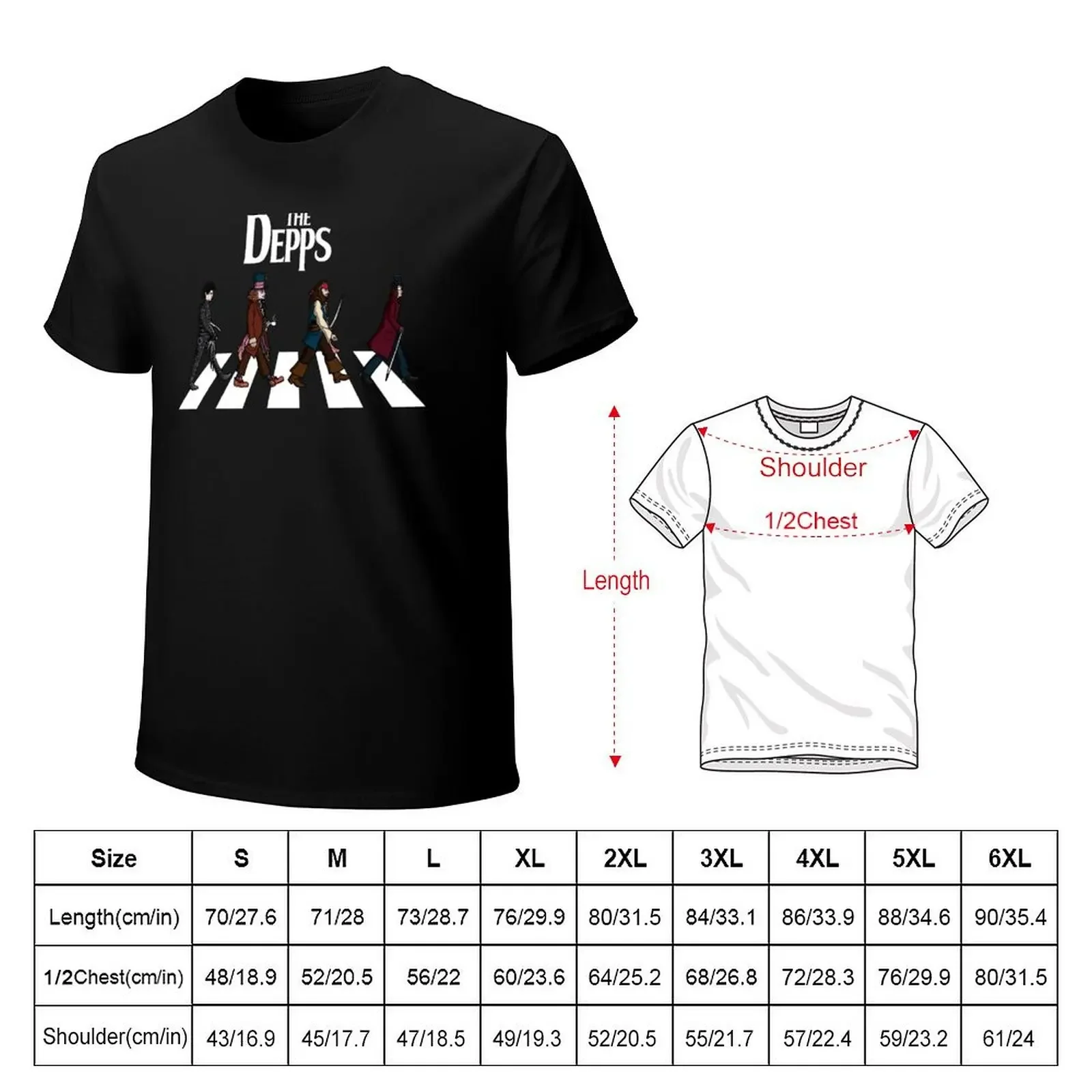 The Depps T-Shirt summer tops plus sizes customs graphic shirts mens clothing