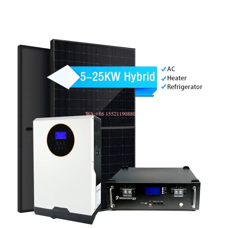 WMWMNU 3Kw 5Kw 10Kw 15Kw Off Grid Solar System Kit Battery Inverter and Solar Panel Combo MPPT Inverter and Solar Modules