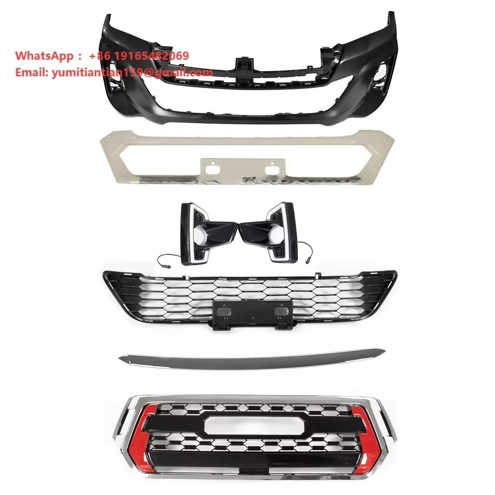Off-Road vehicle Auto Part Bumper Hood Fender Body Kit For Hilux Vigo 2005-2012 upgrade to 2018-2020 HILUX ROCCO Bodykit