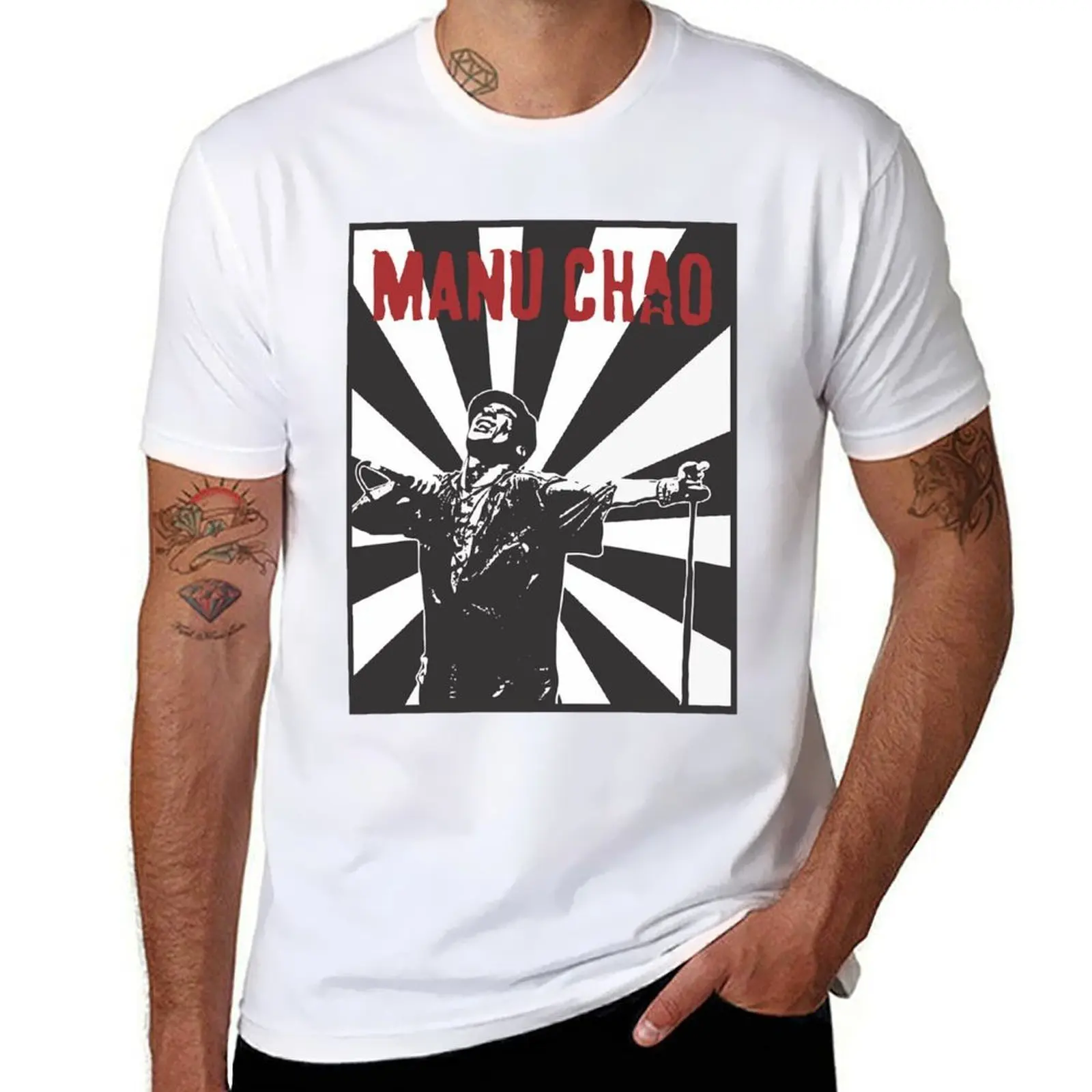 

Manu Chao T-Shirt man graphic t shirt cotton t shirt man T-Shirt