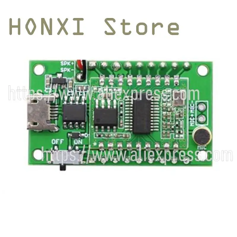 Módulos De Controle Inteligente Para O Reconhecimento De Fala, AI Recognition Switch, voz offline Acoustic Development Board, 1Pc