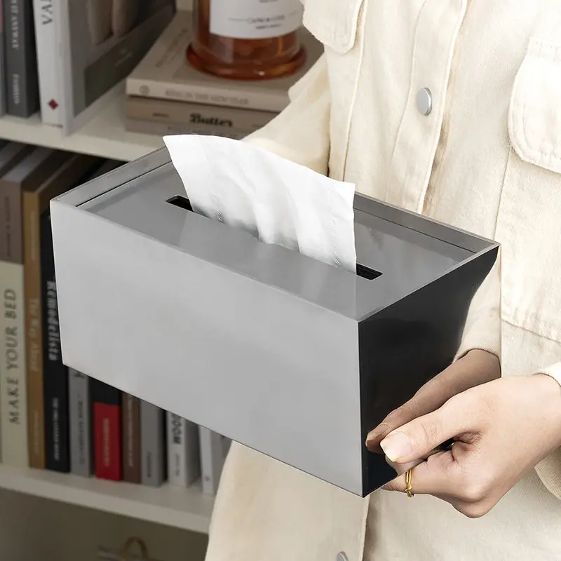 

Высококачественная коробка для салфеток для гостиной, дома, украшение для настольной насосной коробки, современный простой стиль, подарок на новоселье