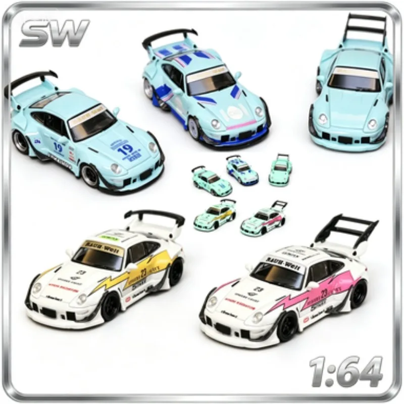 

SW 1:64 High-end sports car, die-cast alloy car model, men's gift, adult collection piece, holiday gift.