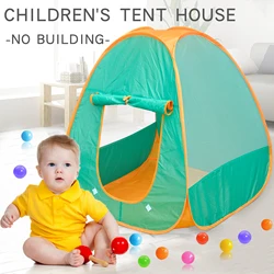 Tent House Green Foldable Portable Children's Game House Toy