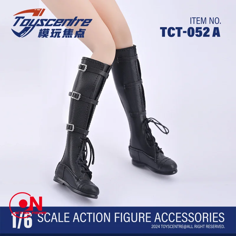 Toyscentre 1/6 TCT-052 Vrouwelijke Vastgebonden hoge laarzen Holle Schoenen Model Fit 12 ''Vrouwelijke Soldaat Action Figure Body