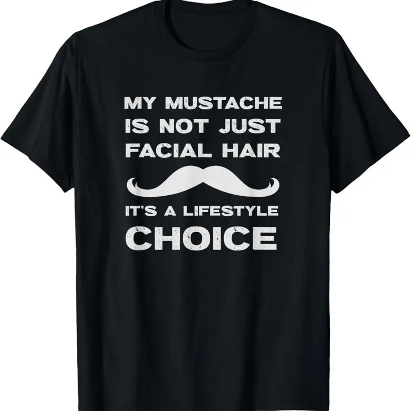 Vintage Mustache Hipster Funny For Men Birthday Dad T Shirt