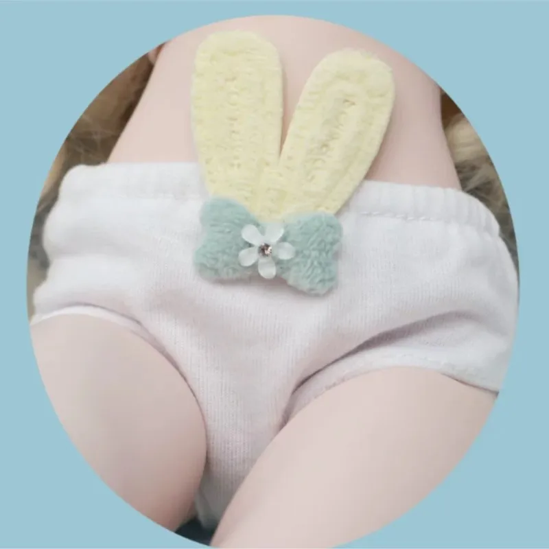 

60cm Handmade BJD Doll Underwear Lace Trim Bowknot Cute Decoration Briefs Doll Clothes Accessories