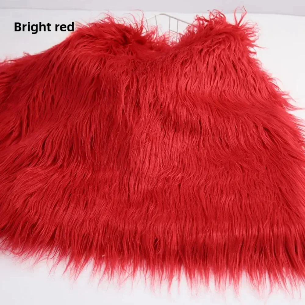 Tecido de pelúcia longo de 9cm para rolo, tecido de boneca de algodão artesanal, faça você mesmo, roupa de animal, material de costura, pano por atacado