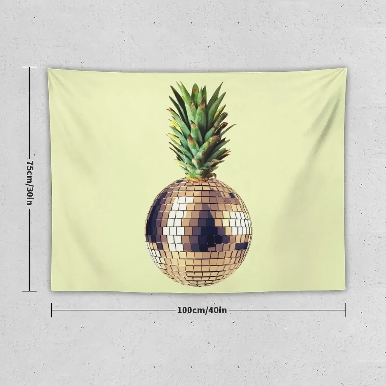 Ananas party (pineapple) Tapestry Mushroom Wallpaper Decor Home Custom Tapestry