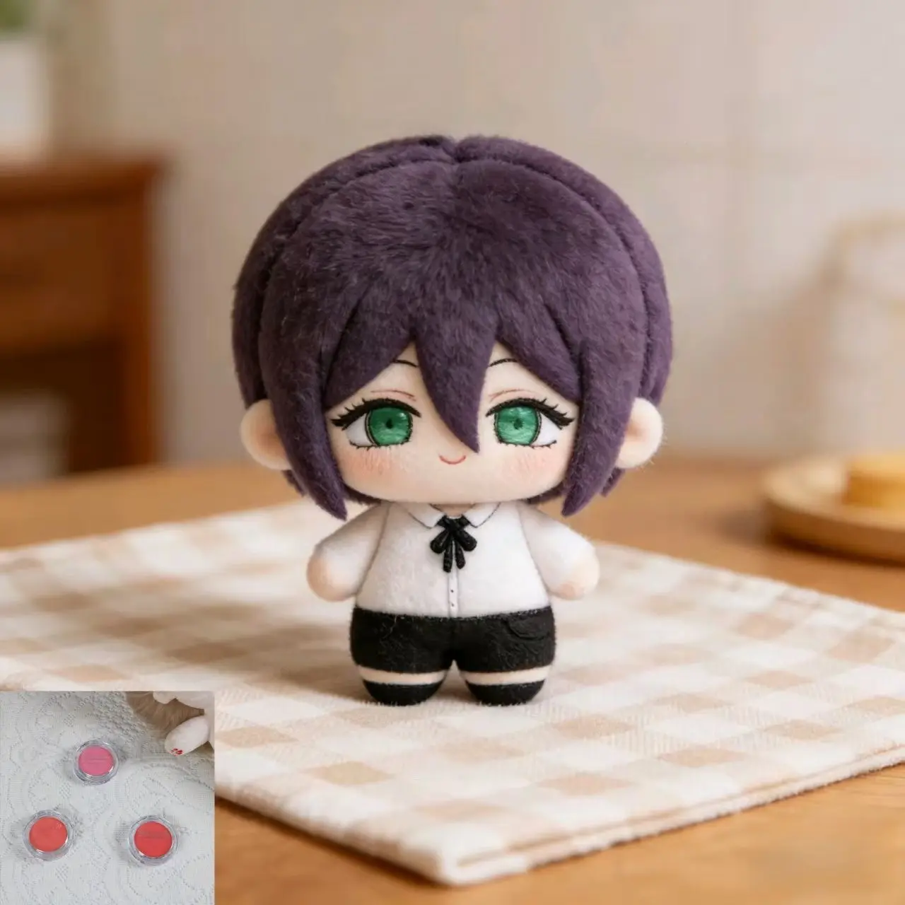 New Stuffed 10cm Chainsawman Reze cute Pretty Girl Printed Body Cosplay Plush Doll Toys for Festival Gift or Kids Birthday Gift