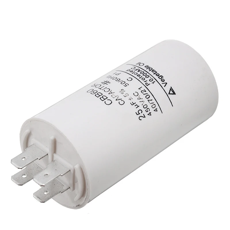 Imagem -04 - Capacitor de Partida Cbb60 com Parafuso m8 para Motor Elétrico 4uf70uf 50hz 60hz 450vac 1pc