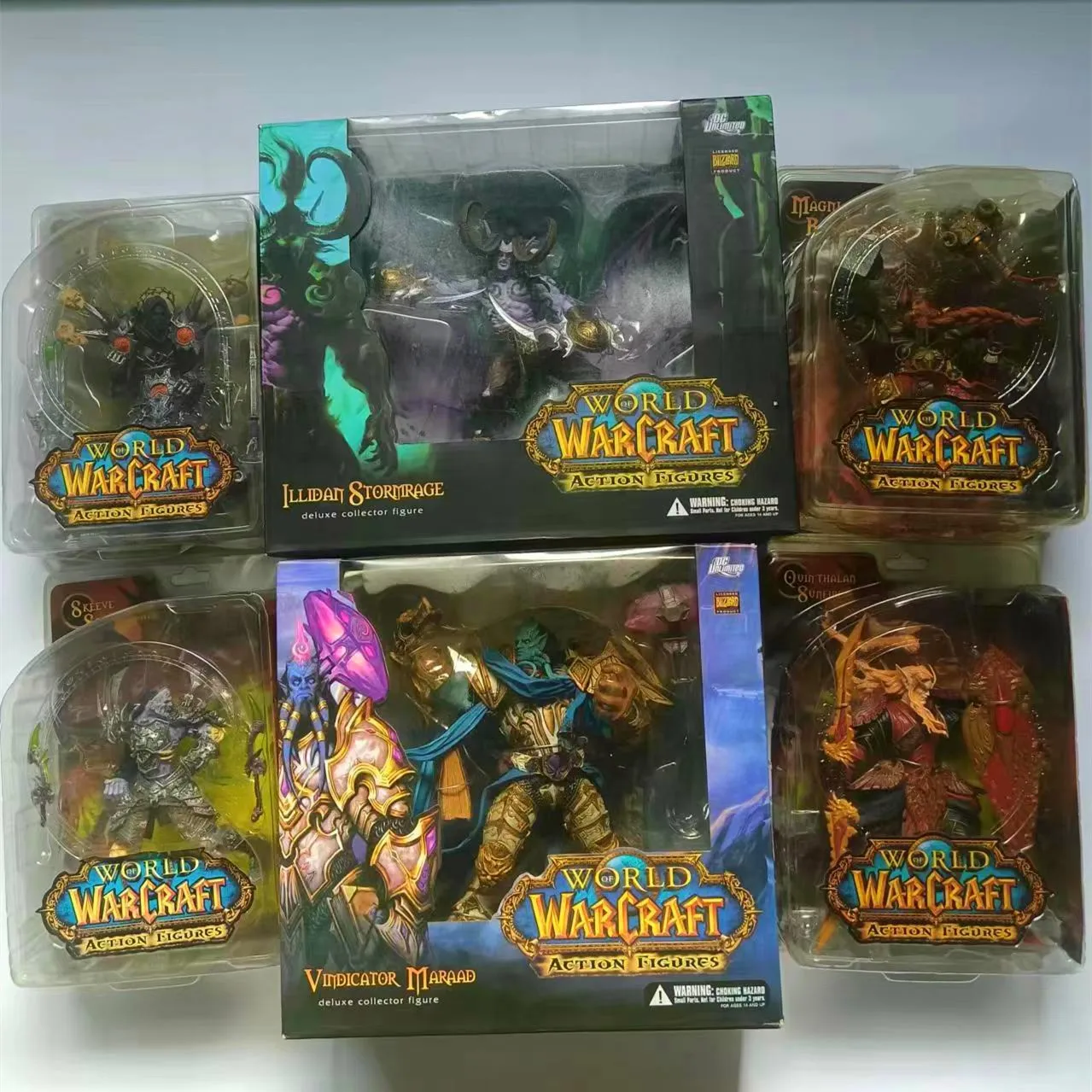 شخصية العمل في العالم ، نموذج لعبة للعالم ، الملك القزم ، درايني بالادين ، أوندد و الساحر