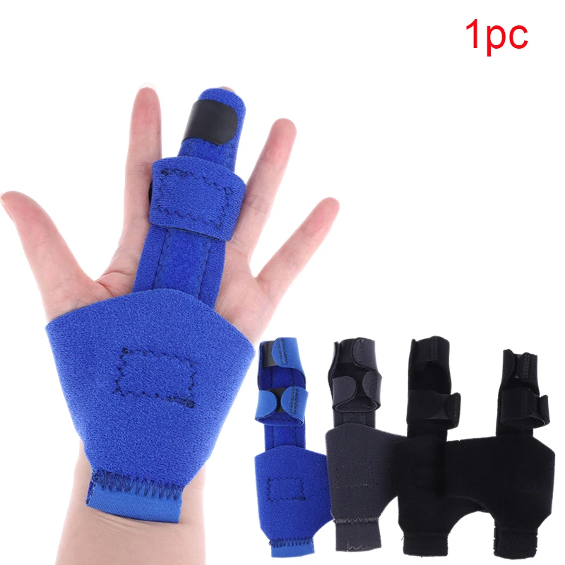 

1Pc Adjustable Finger Splint Support Brace Pain Relief Straighten Broken Bent Fingers Thumbs Mallet Finger Splint Tenosynovitis