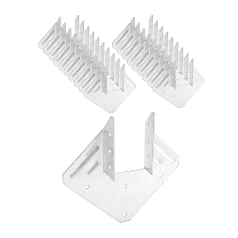 

Hurricane Ties for Rafter 18-Gauge Hurricane Straps, Heavy Duty Galvanized Rafter Hanger Brackets, for Roof Joist Hangers