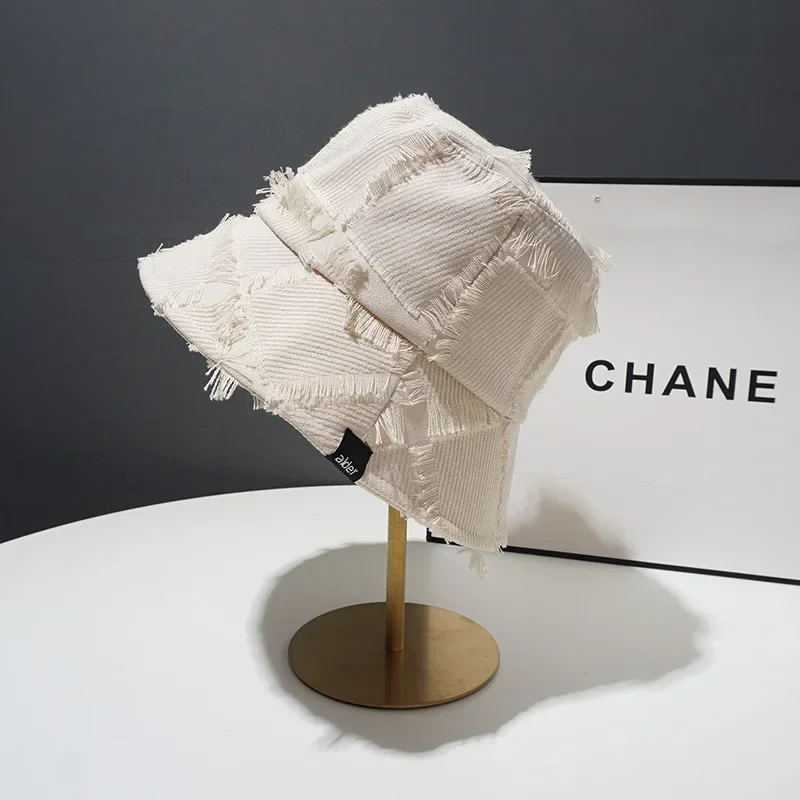 قبعة صياد كورية جديدة للربيع والصيف، نمط مصمم للأطفال، قبعة دلو مخصصة، وجه صغير، قبعة للحماية من الشمس،