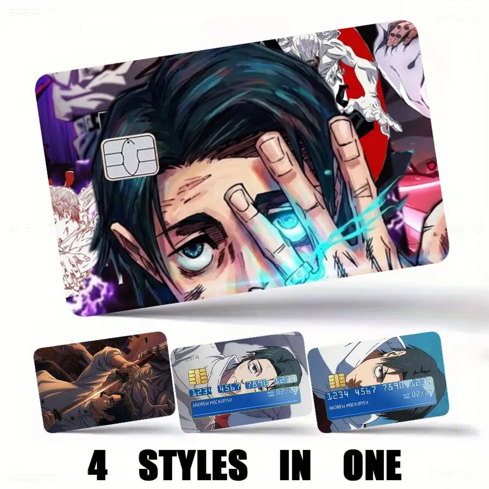Okkotsu-u Yuta Jujutsu Kaisen Credit Card HD Stickers Easy to replace, change card style anytime as you like