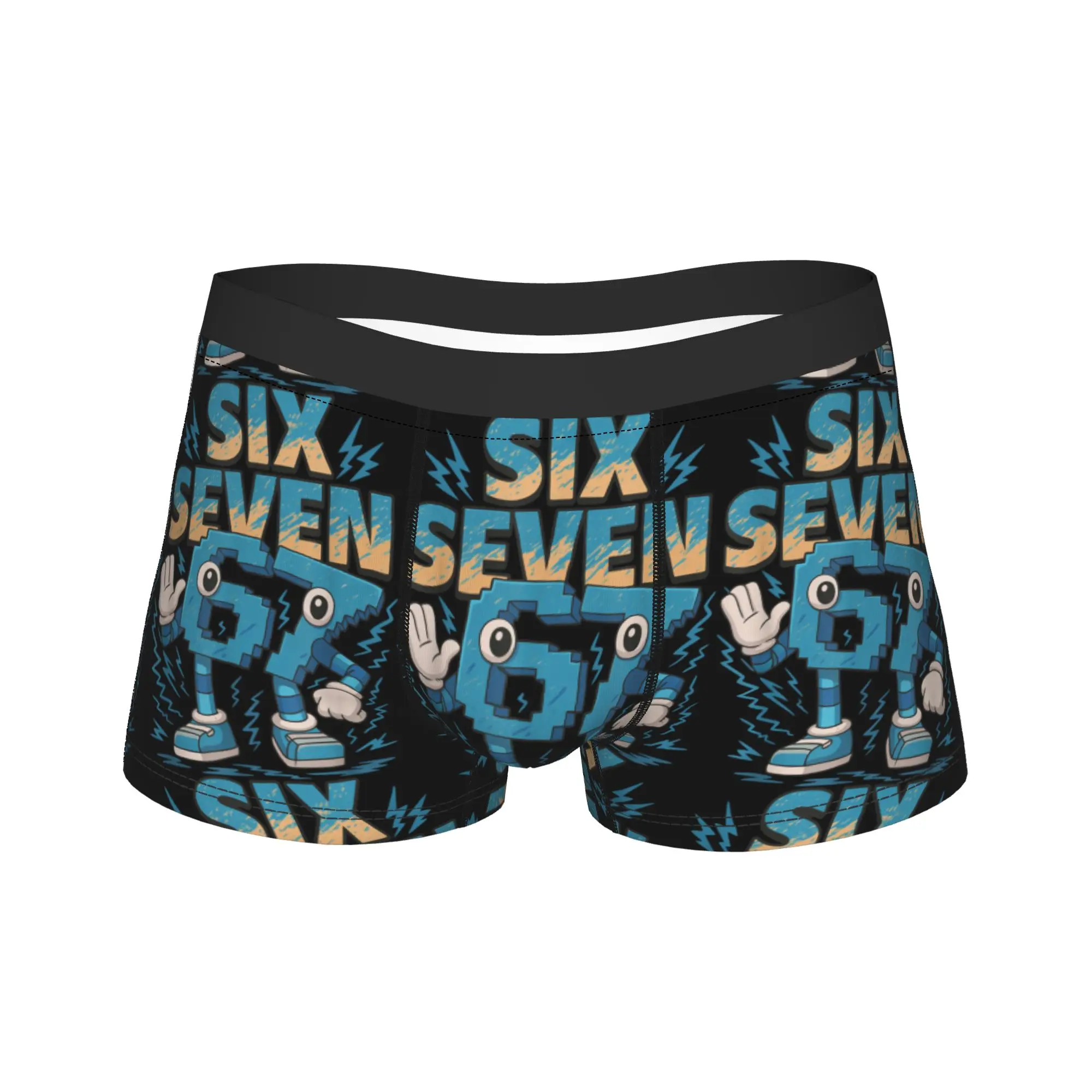 

Мужские трусы-боксеры 67 Six Seven 6 7 Italian Brainrot, эластичные, больших размеров, хит продаж