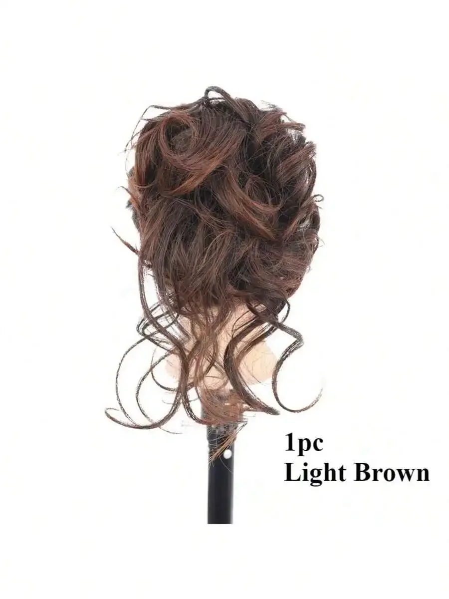 

1 Pc Light Brown Hair Claw Clip For Women Elegant Messy Bun Updo Accessory
