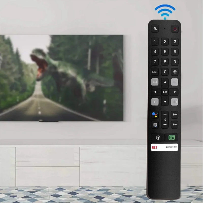 RC901V FMR6 リモコンを TCL 4K LED Android スマートテレビ 65P725 55C716 50P715 65P615 用に交換します。