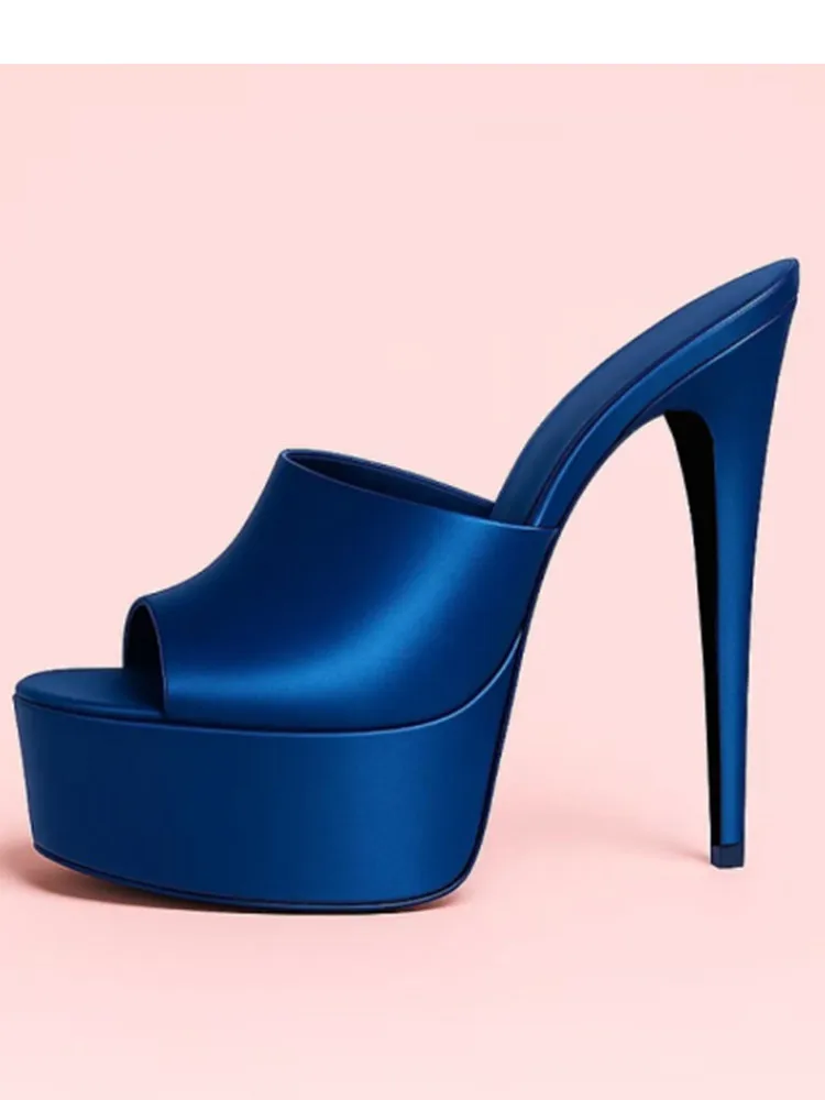 blue satin