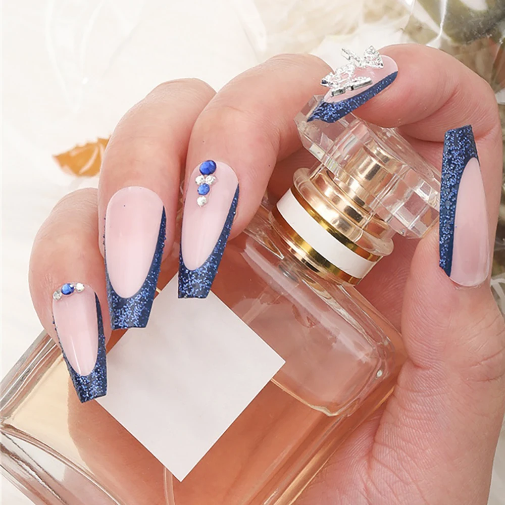 Transparente Nagel filmform Maniküre Nagel verbesserung verlängerung Nagel form matte Nagel form Französisch Aufkleber Nägel Zubehör