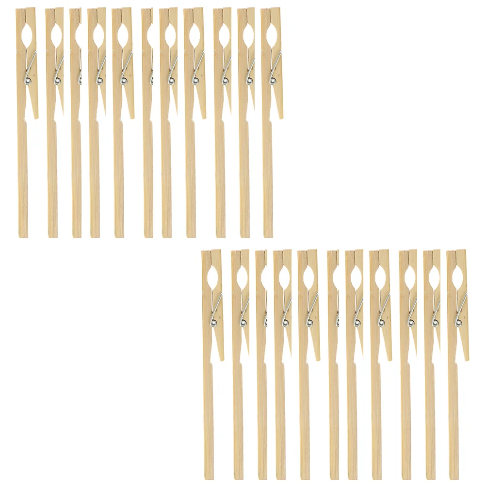 

20pcs Bamboo Testing Test Tube Clamps Laboratory Equipment Chemical Testing Tool Test Tube Holder Experiment Accessory