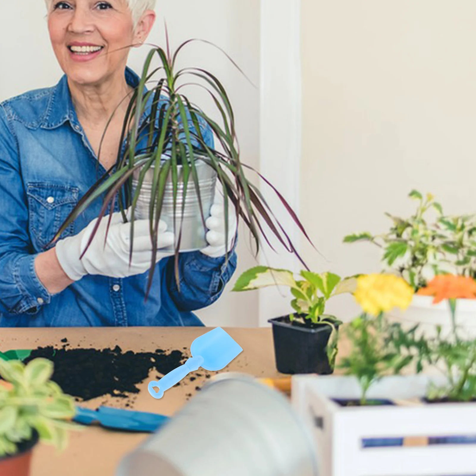 

1 Set Kids Garden Tool Kit Children Mini Shovel Rake Planting Outdoor Yard Beach Sand Play Toddler Digging Gardening Tools For