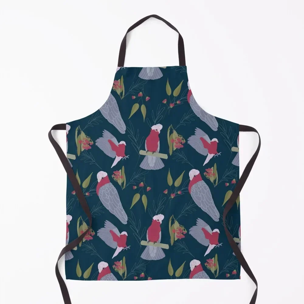 

Gorgeous Galahs Apron kindergarten teacher For Nail Stylist Kitchen New 2022 Year Kitchen For Women Apron
