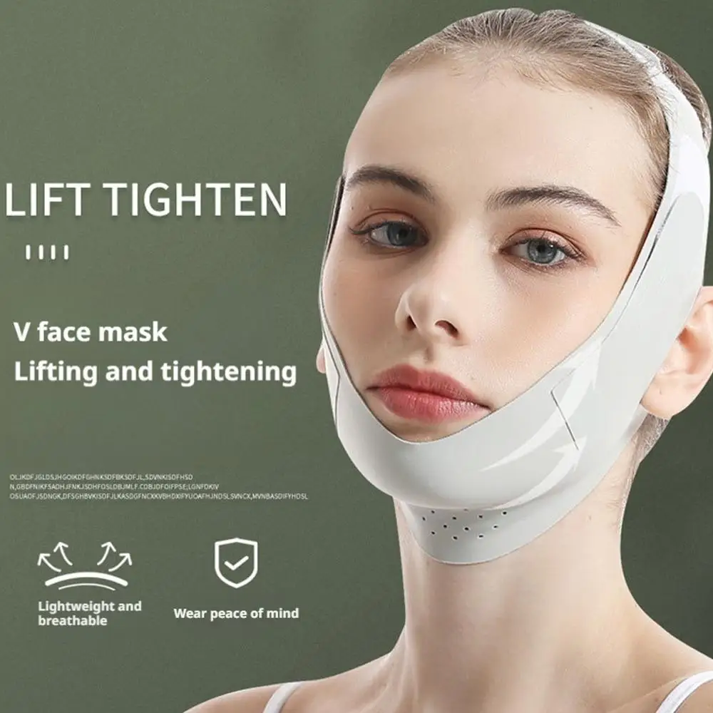

Women V Line Face Shaper Reusable Face Slimming Bandage Up Beauty Massage Cheek Care Belt Tools Facial Face Skin Strap Lift J8B6