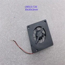 Original 3003 30MM 3MM fan for Slim UB5U3-724 UB5U3-726 5V 2wires Micro Mini Axial Cooling Fan 15000RPM