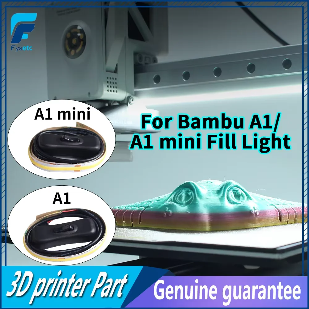 For Bambu Lab A1/A1 mini Led Light Strip Fill light Ra95 24V Super Bright For Bambulab A1mini Parts 3D Printer Accessories