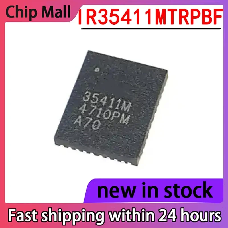 1PCS New IR35411MTRPBF Screen Printed 35411M Package QFN39 Professional Power Management (PMIC)