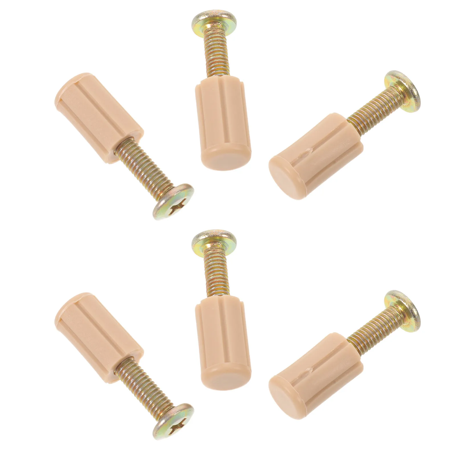 6Pcs Bed Board Support Pegs Baby Crib Hardware Replacement Bolts Sleeves Nursery Furniture Assembly Mattress Base Support Pins view 6