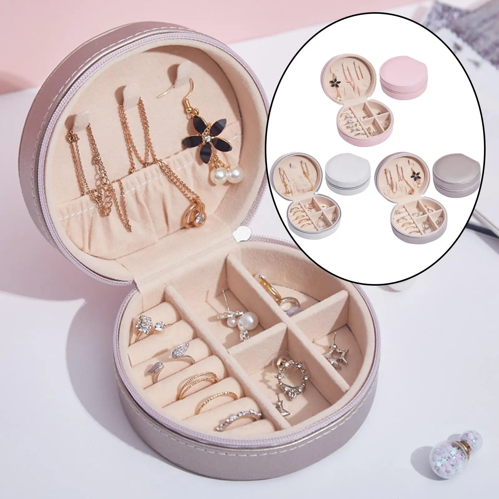 

Маленькая шкатулка для драгоценностей, кольца, серьги, ожерелье, органайзер, держатель, чехол, аксессуары