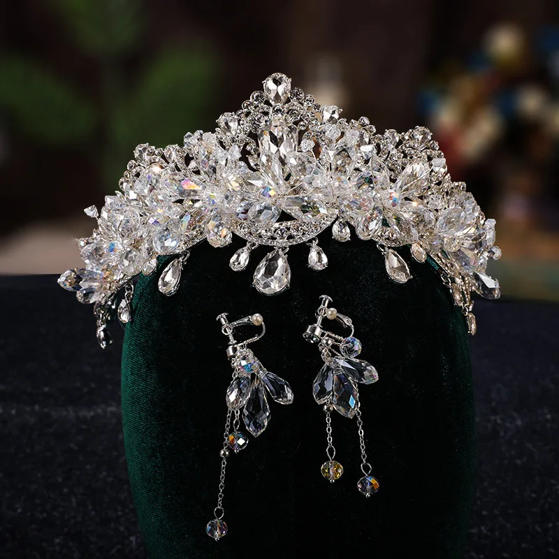 Bruids hoofdtooi luxe band voorhoofd ketting trouwjurk modellering kroon vintage accessoires