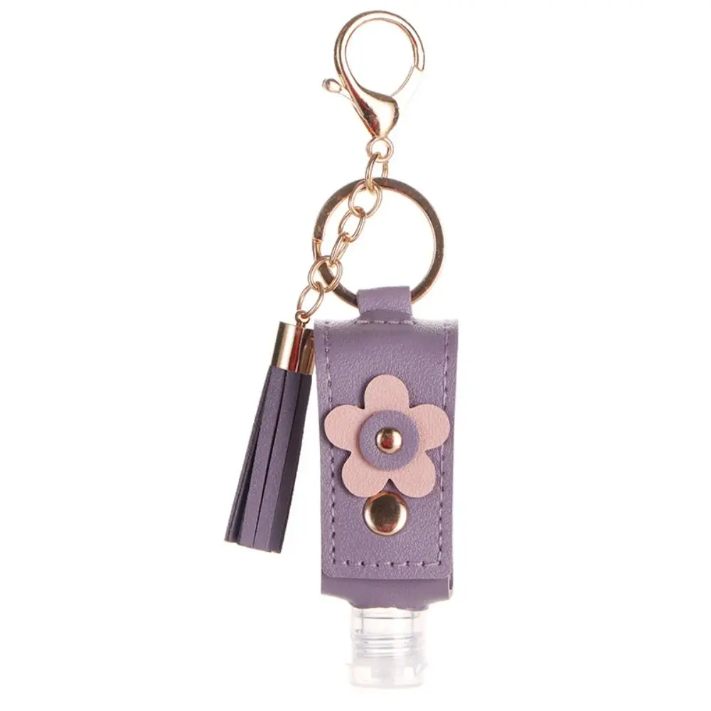 Nuevo Botella vacía recargable de 30ml, Mini botella portátil para apretar con llavero, soporte, botella desinfectante de manos